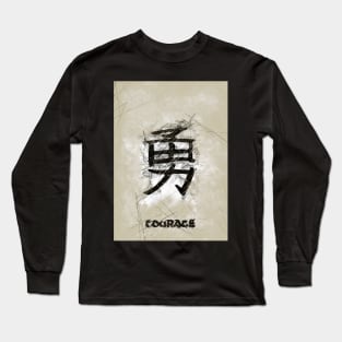 Courage Sketch Long Sleeve T-Shirt